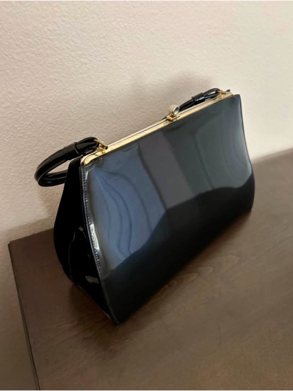 Theodore California Vinyl Vintage Clutch